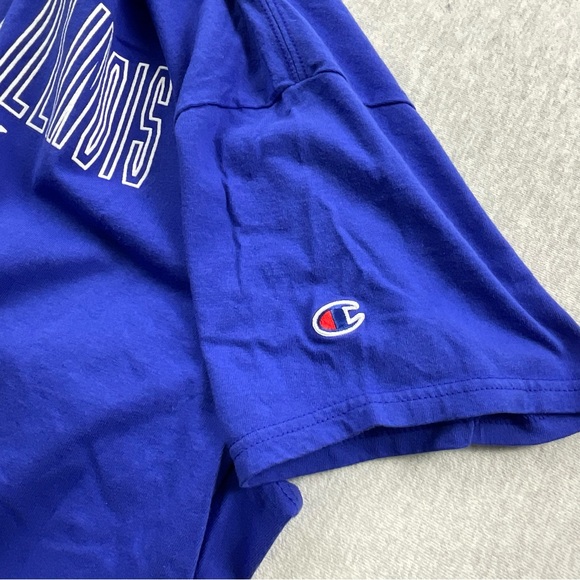 CHAMPION NORTHEASTERN ILLINOIS UNIVERSITY ALUMNI MEN’S T-SHIRT LARGE BLUE - Picture 11 of 11